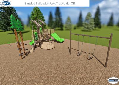 Rendering of future playground at Sandee Palisades Park