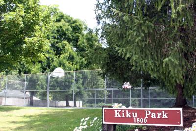 Basketball court at Kiku Park